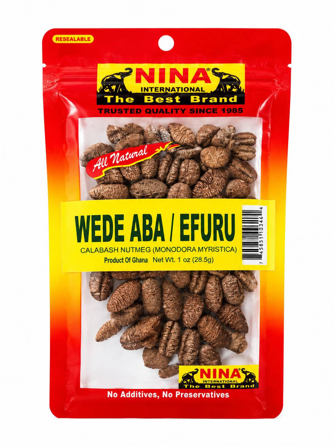 Nina Wede Aba/ Efuru (Calabash Nutmeg) — 1 oz