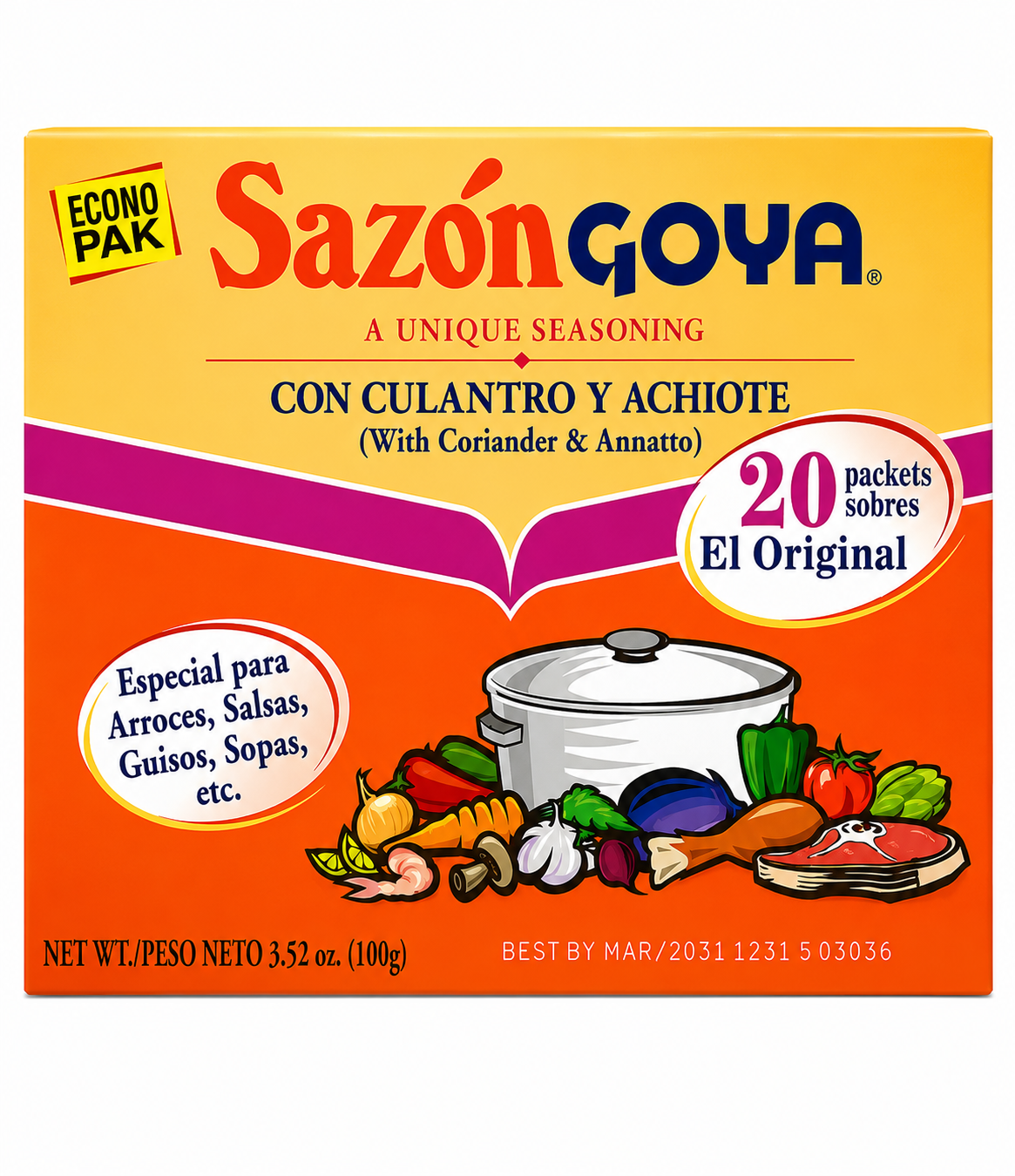 Sazón Goya Seasoning — 100g