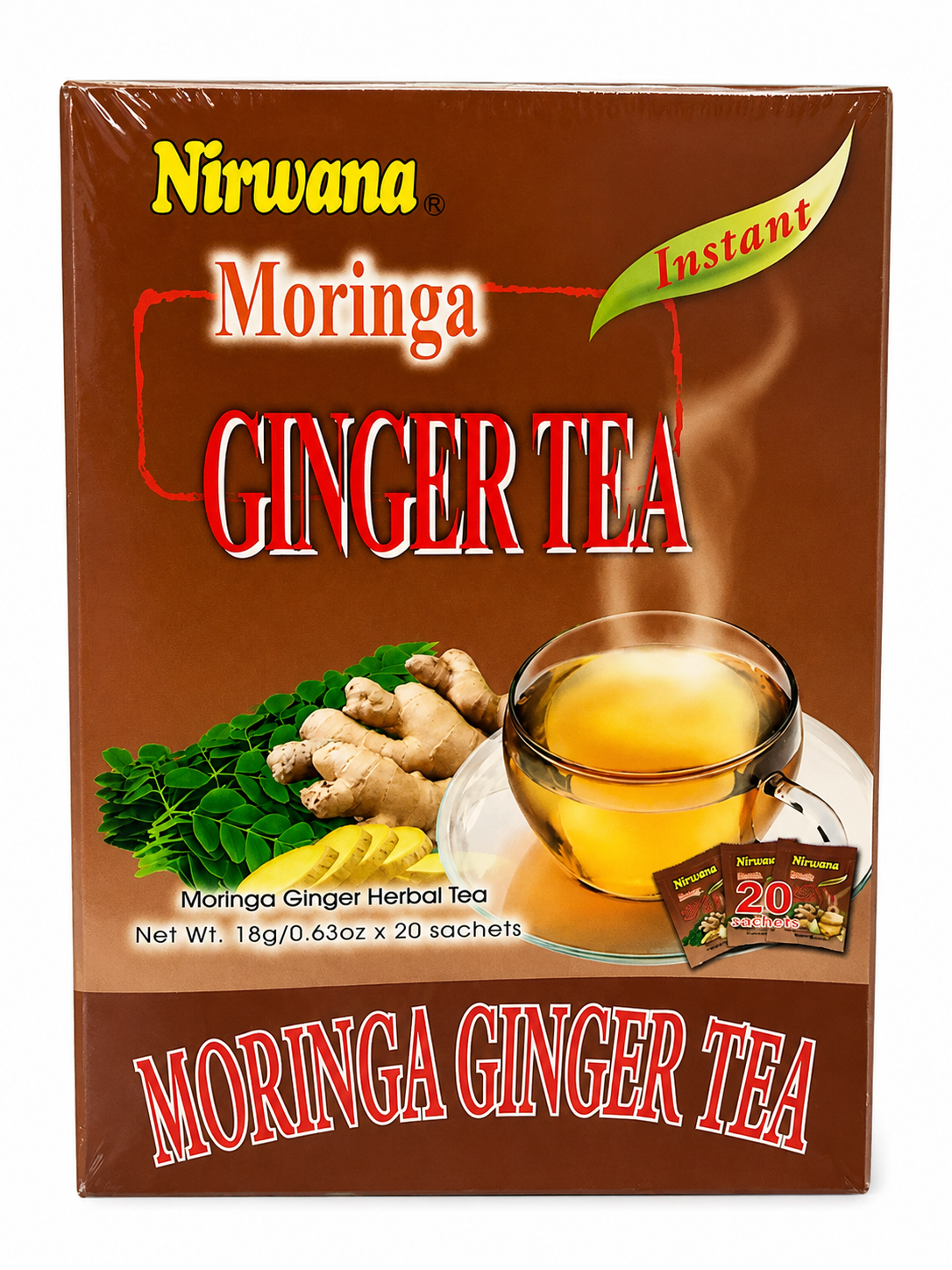 Nirwana Moringa Ginger Tea — 18g