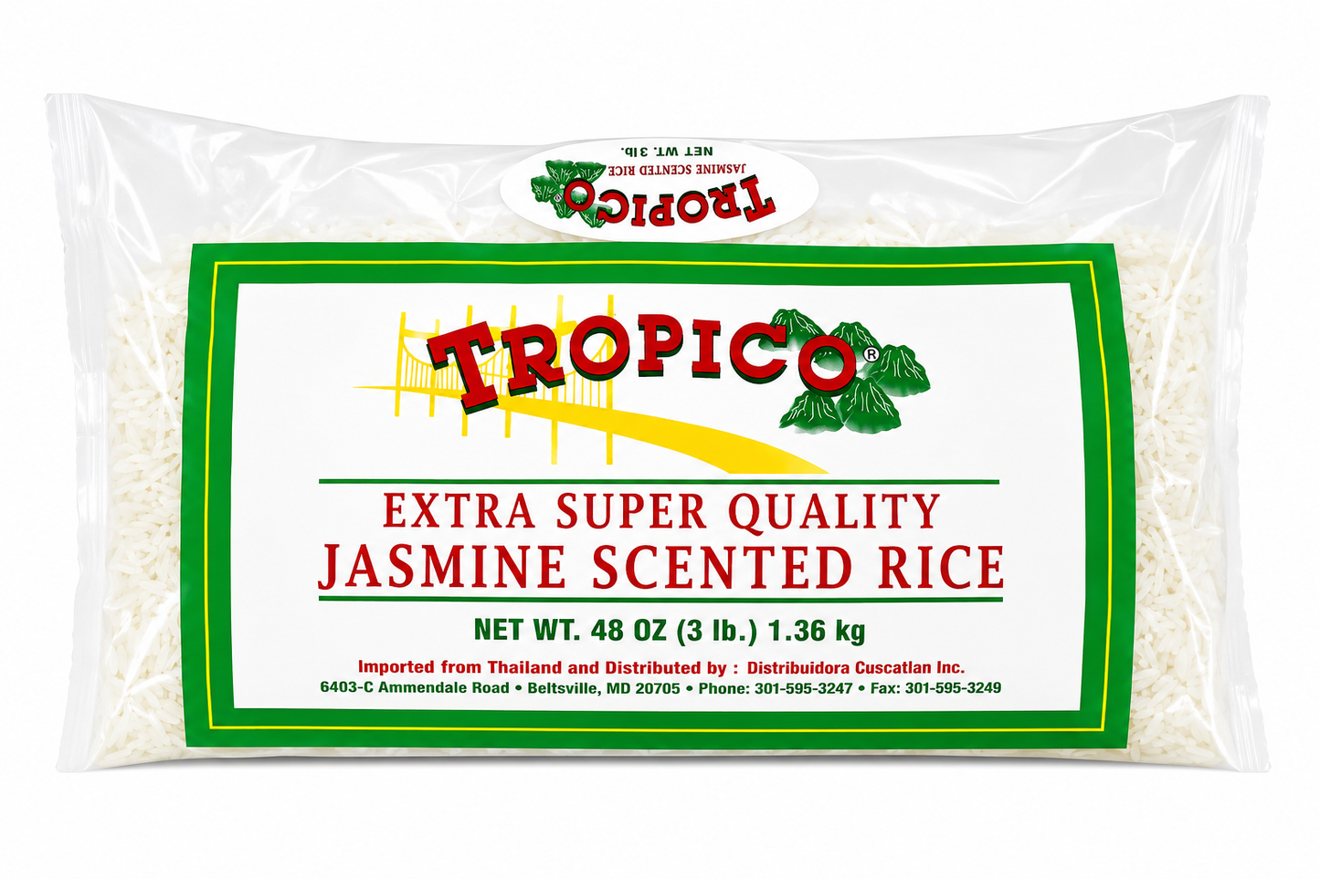 Tropico Arroz Jasmine — 3 lb