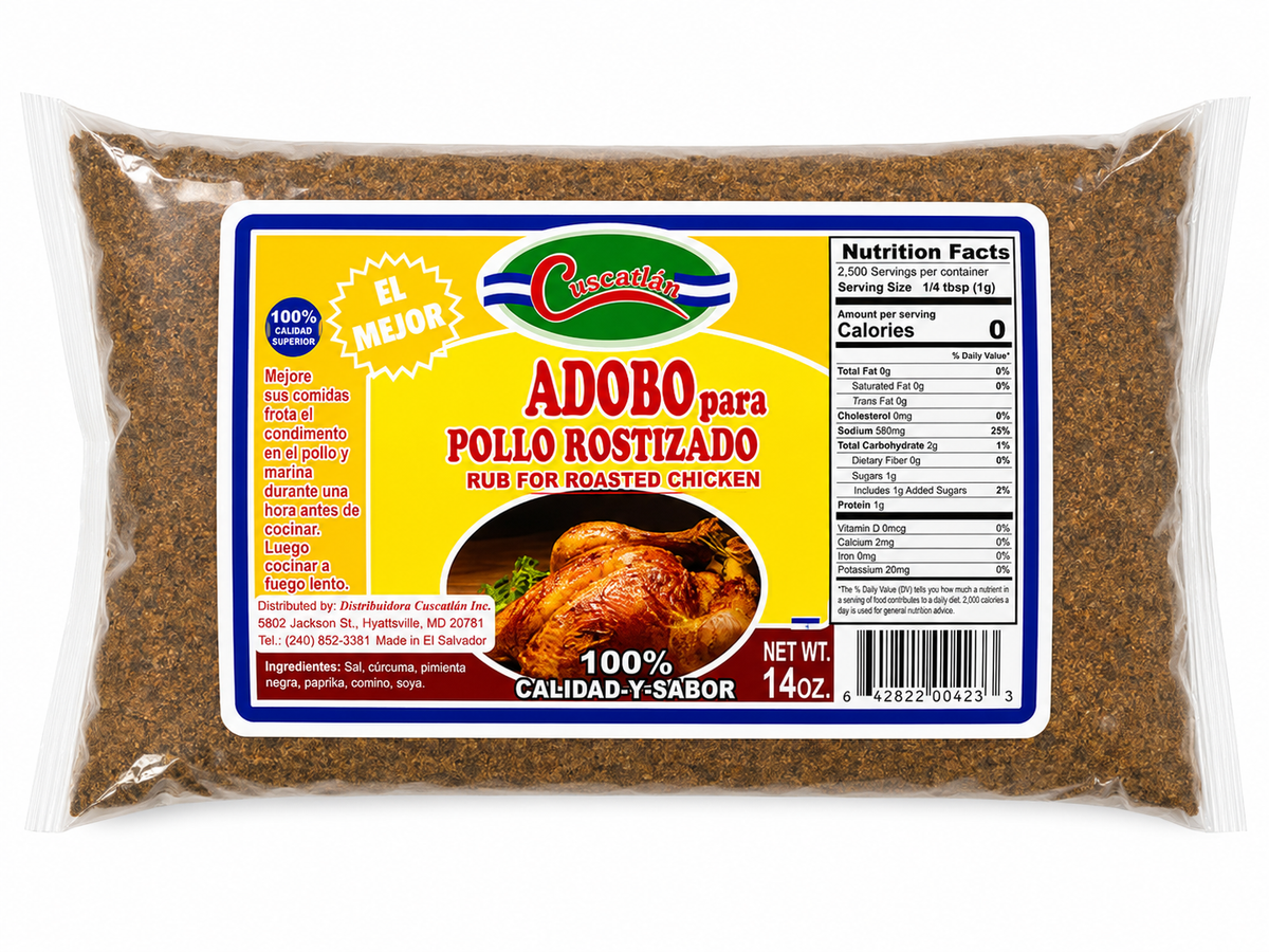 Cuscatlan Adobo Para Pollo Rostizado (Roasted Chicken Rub) — 14 oz