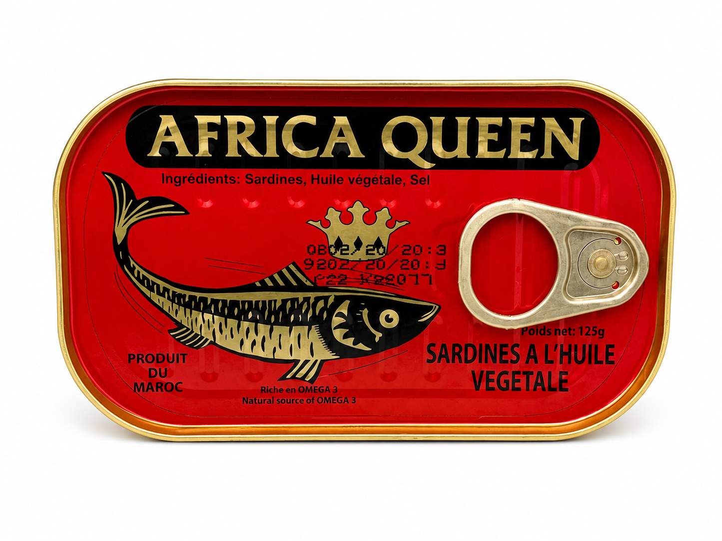 African Queen Sardines in Vegetable Oil — Vegetable Oil