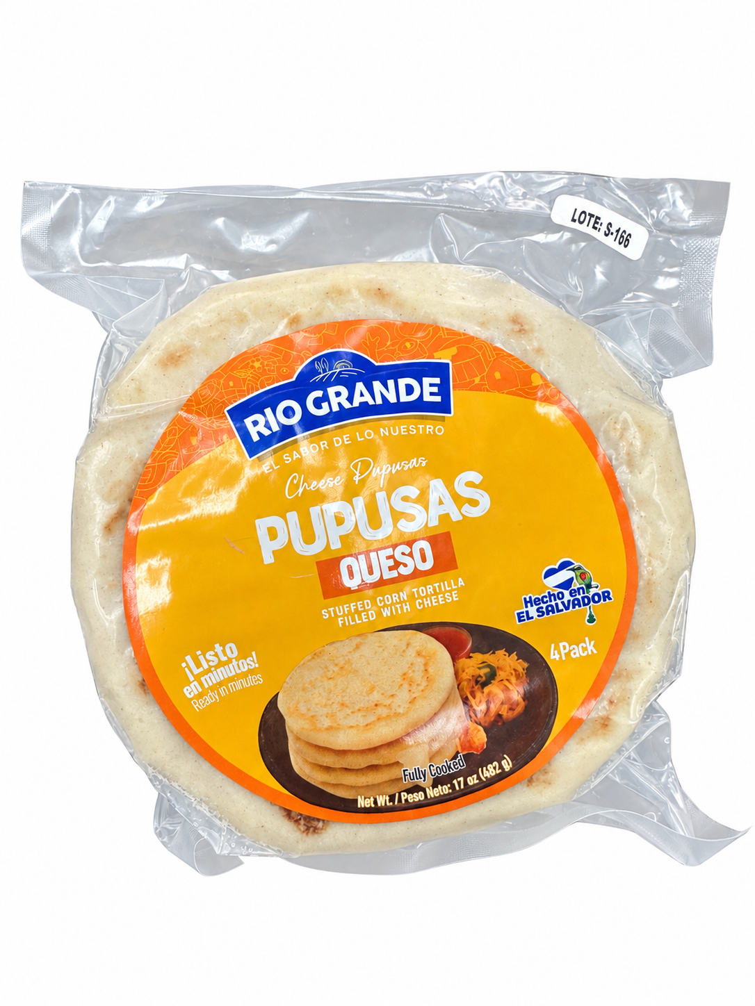 Rio Grande Pupusas Queso — 17 oz