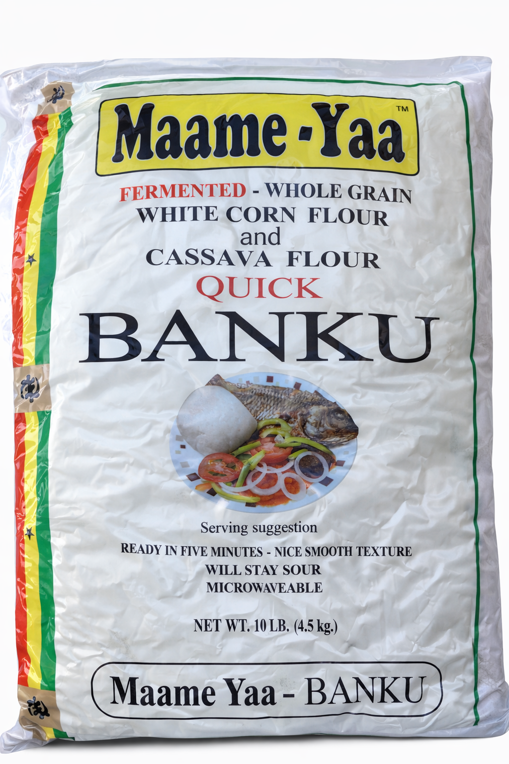 Quick Banku Mix (Fermented Corn & Cassava Flour) — 10 lb