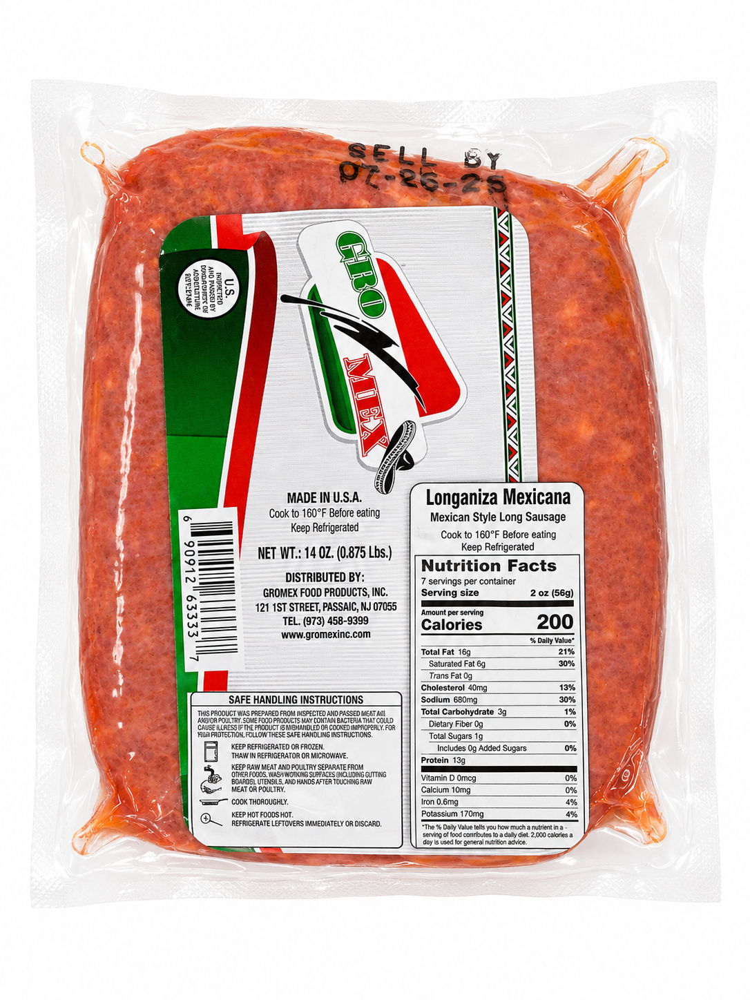 Gromex Longaniza Mexicana — 14 oz