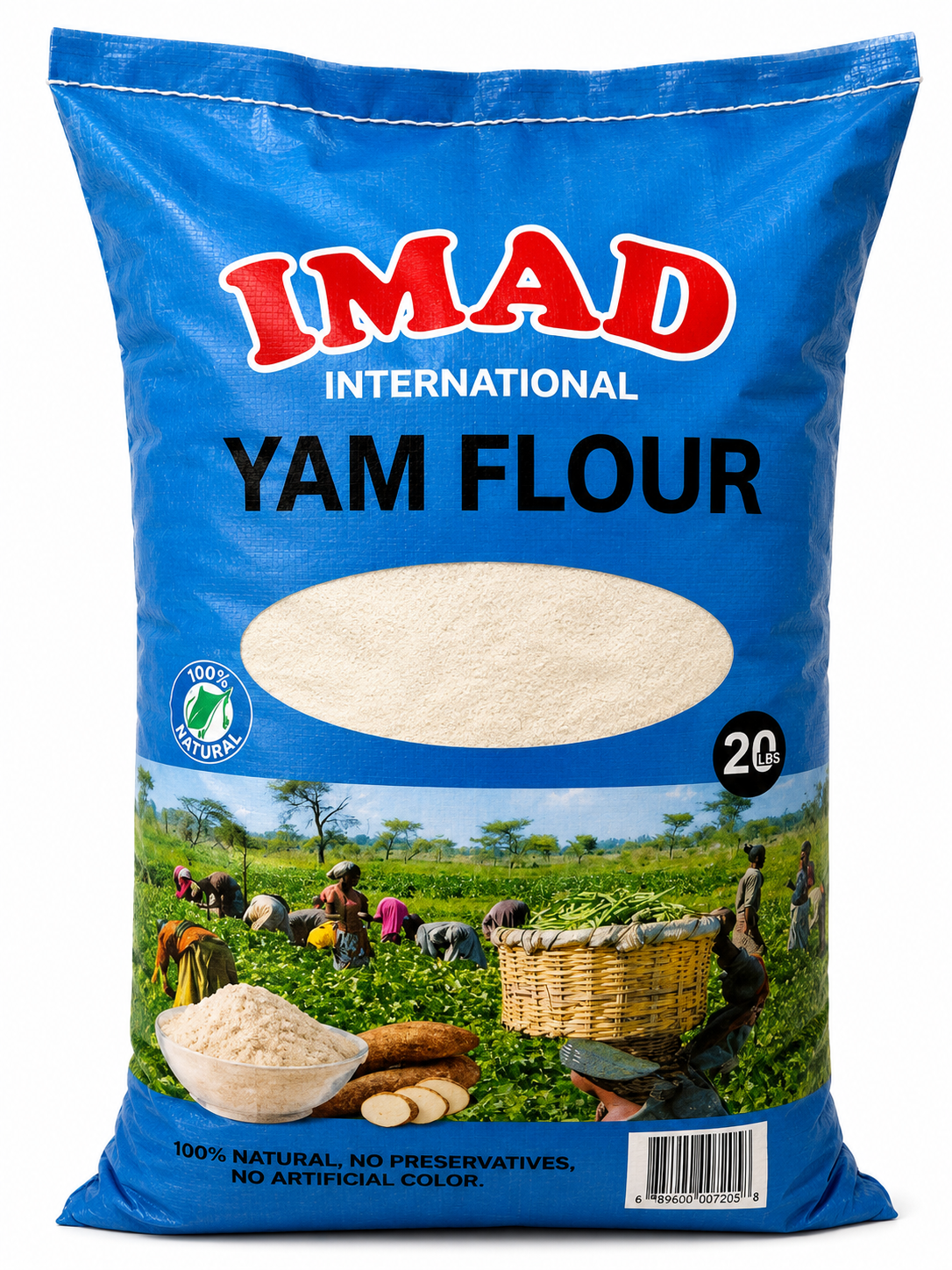Imad Elubo Yam Flour — 20 lb
