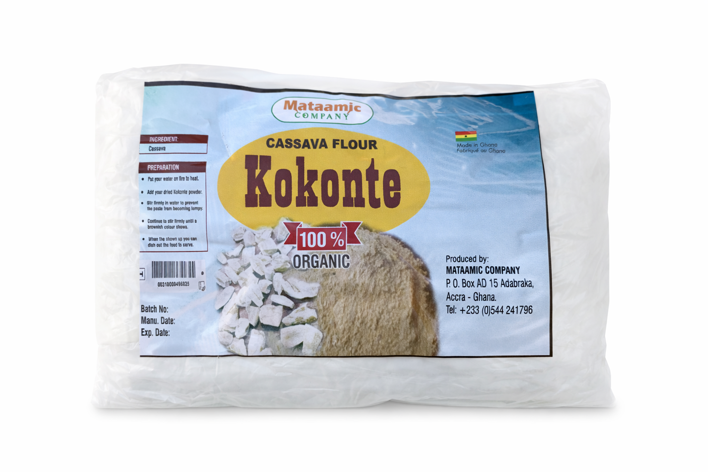 Kokonte (Dried Cassava Flour)