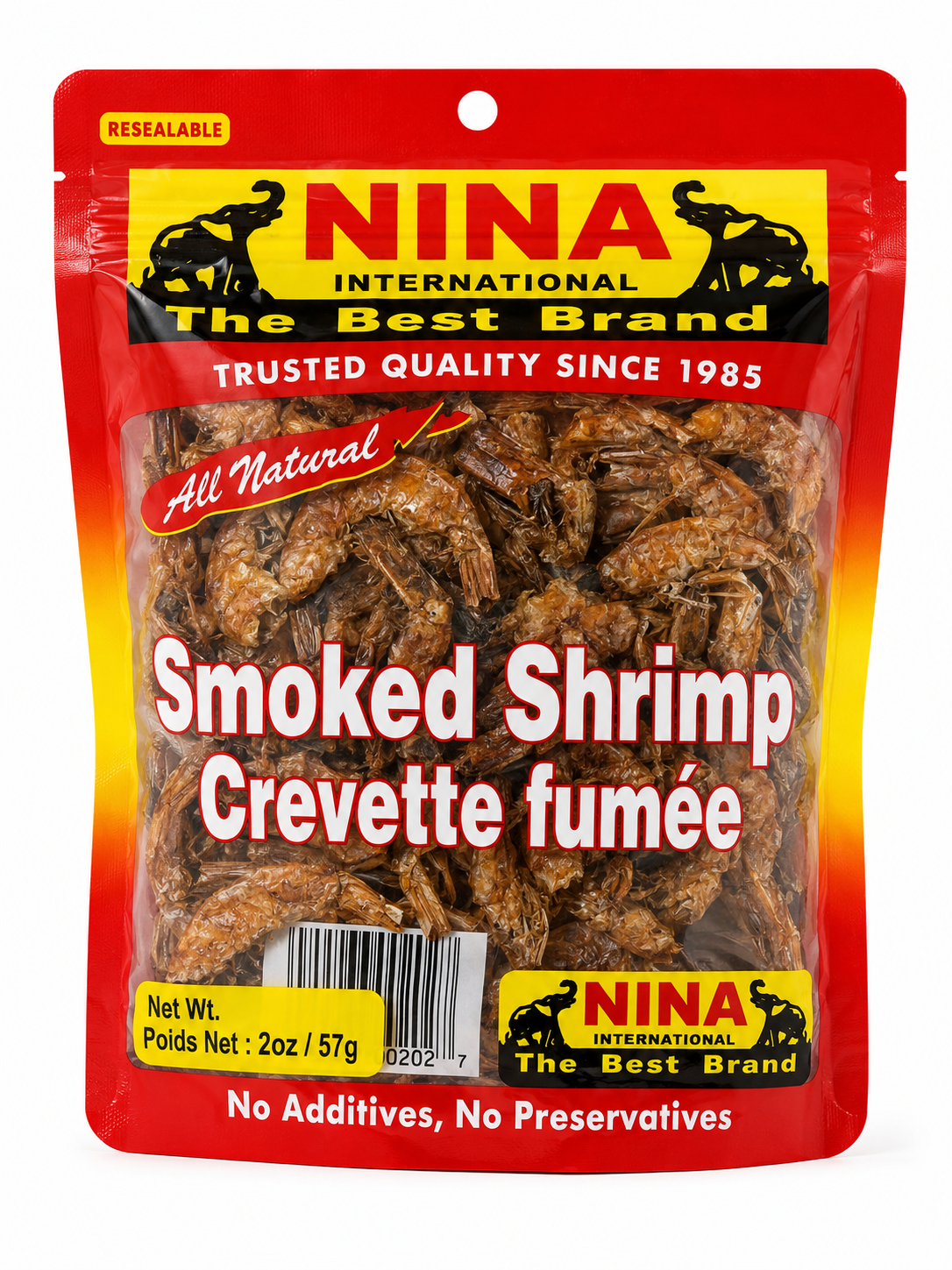Nina Smoked Shrimp — 57g