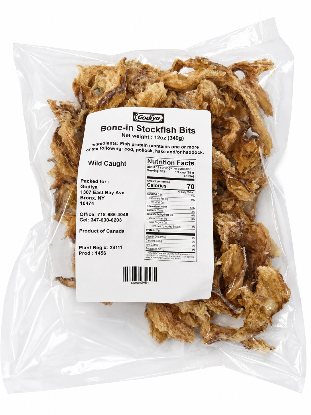 Godiya Bone-in Stockfish Bits — 340g