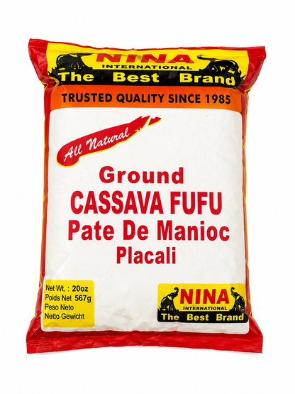 Frozen Cassava Dough (Placali / Fufu)
