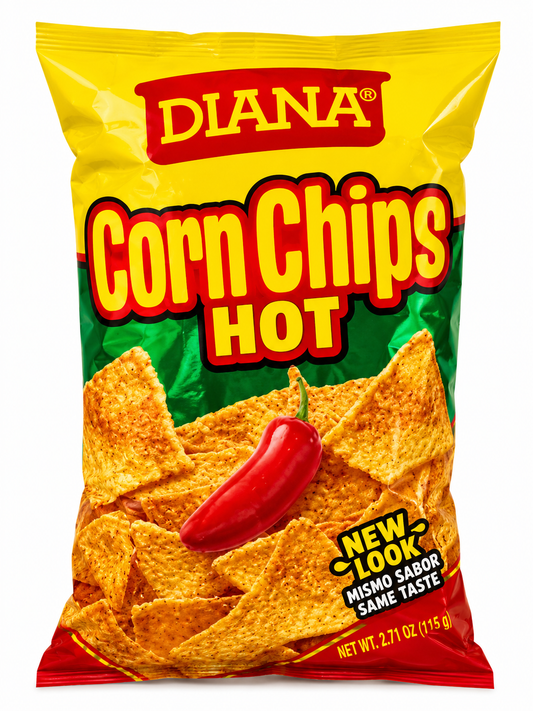 Diana Corn Chips Hot — 115g