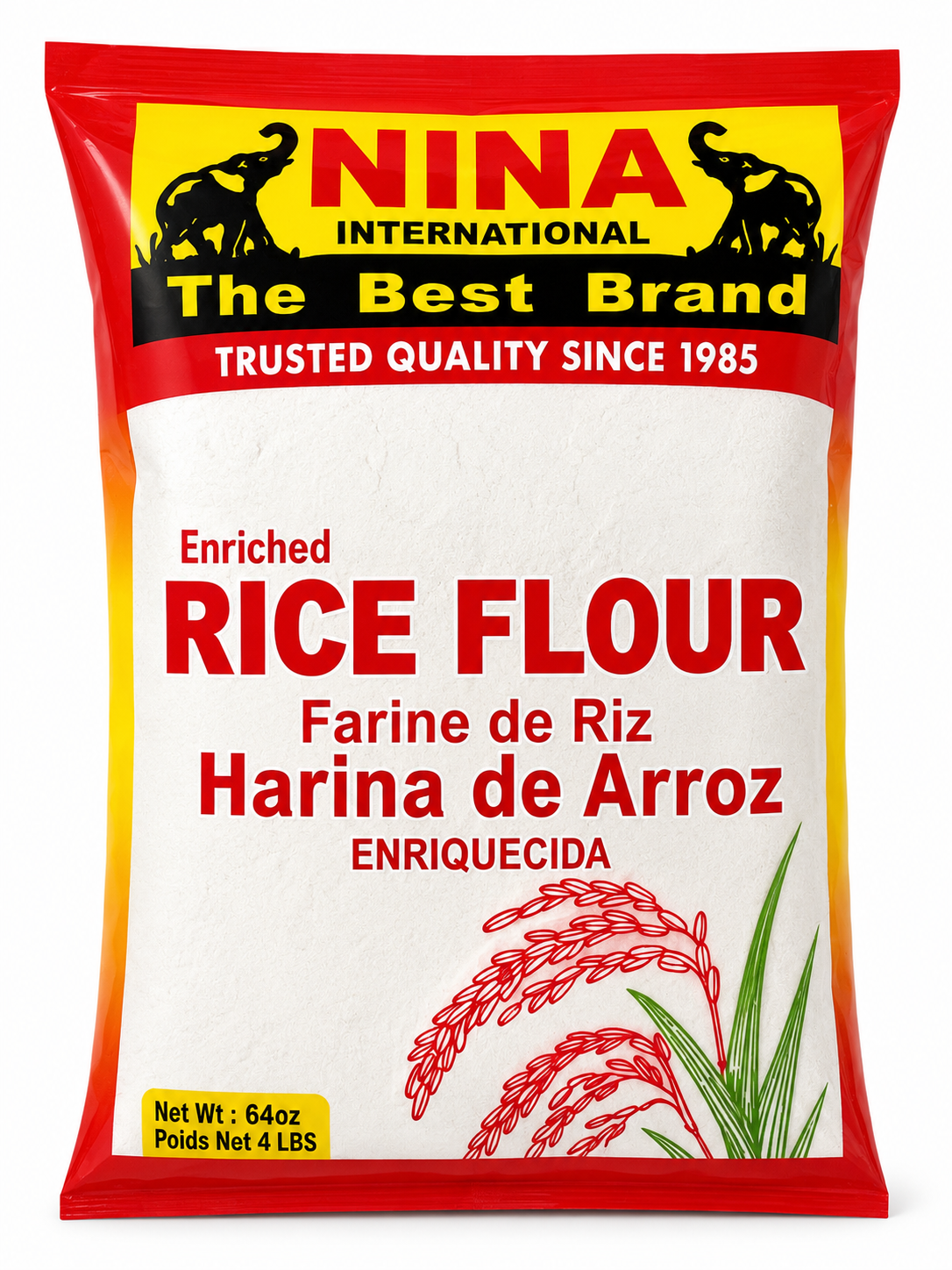 Nina Enriched Rice Flour — 4 lb