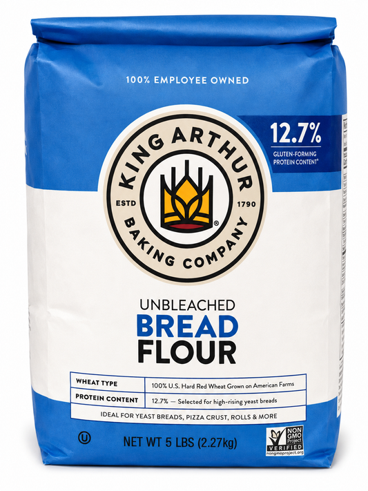 King Arthur Unbleached Bread flour — 5 lbs