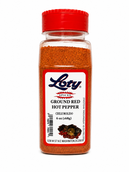 Loty Ground Red Hot Pepper — 168g