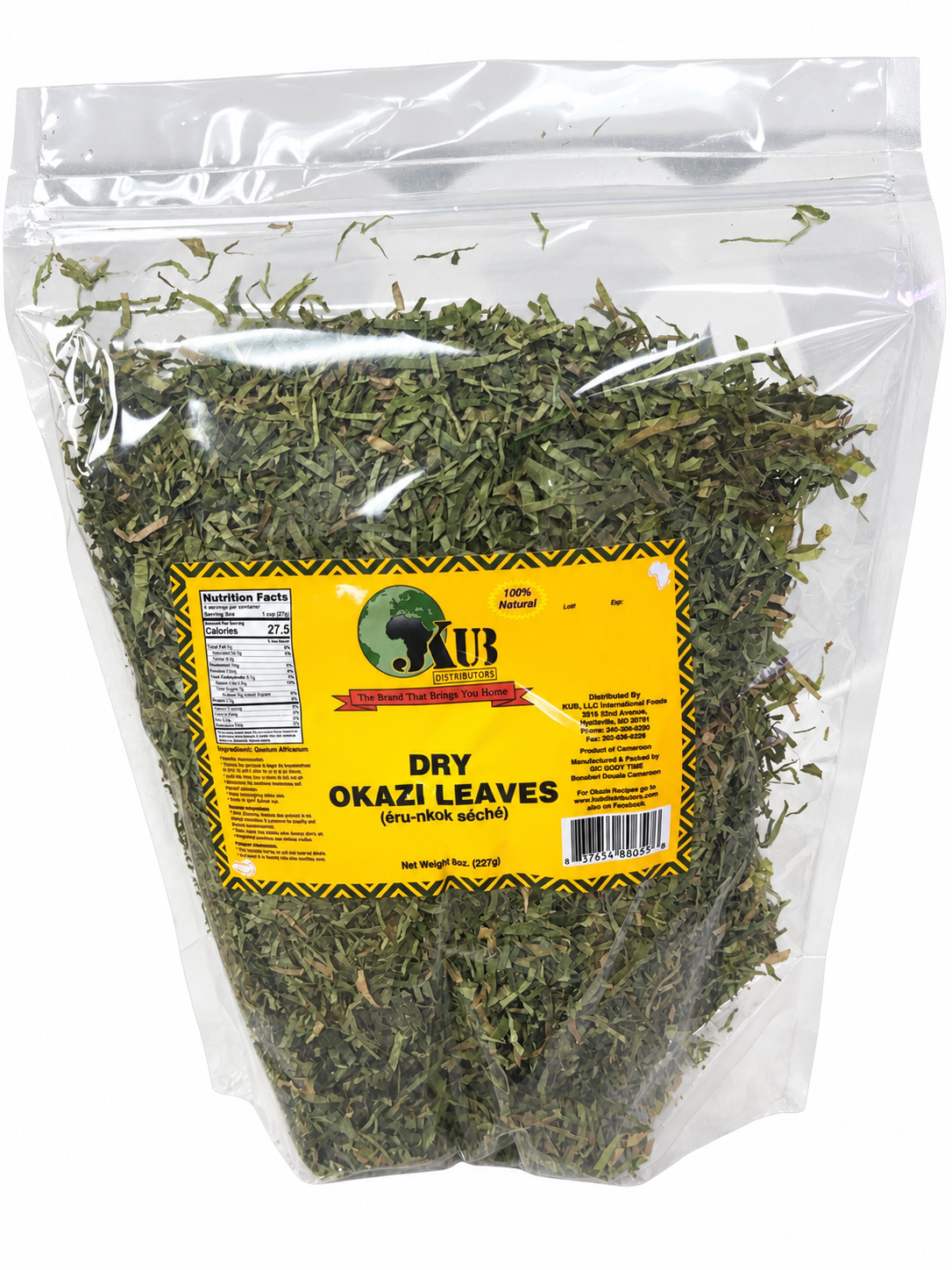 JKUB Dry Okazi Leaves — 227g
