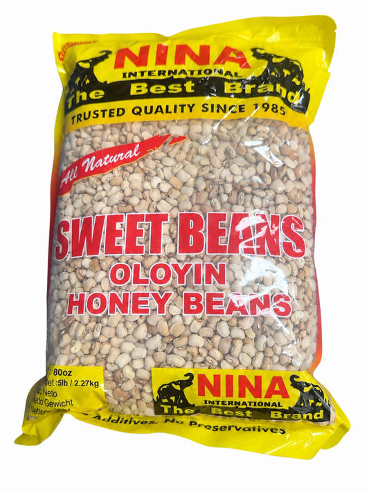 Nina Sweet Brown Beans (Oloyin Honey Beans) — 5 lb