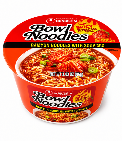 Nongshim Bowl Noddles Beef — 86g