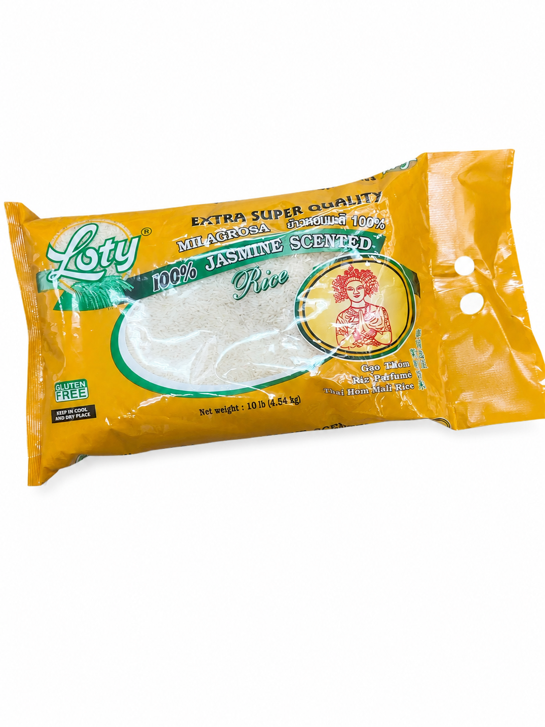 Loty Jasmine Scented Rice — 10 lb