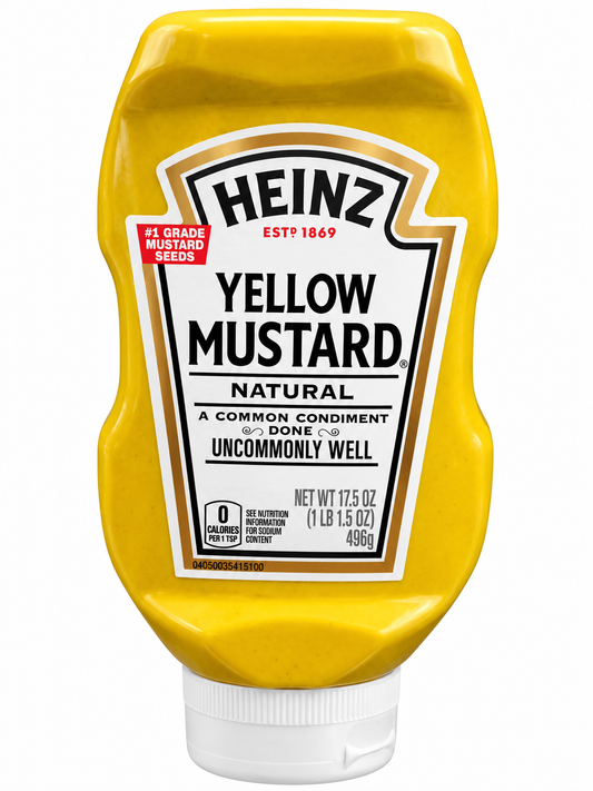 Heinz Yellow Mustard — 496g