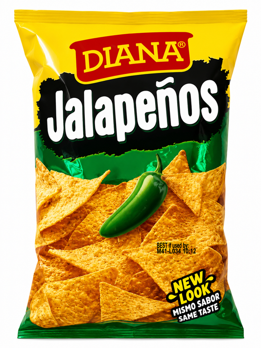 Diana Tortilla Jalapeño Chips — 109g