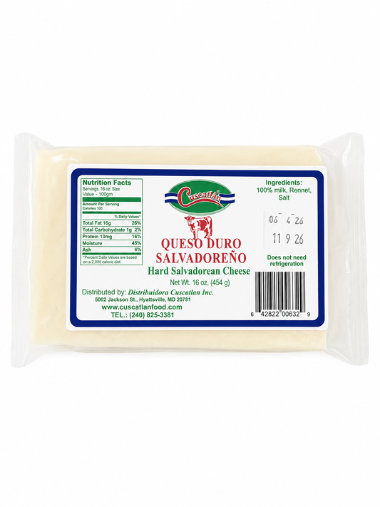 Cuscatlan Queso Duro Salvadoreño — 454g