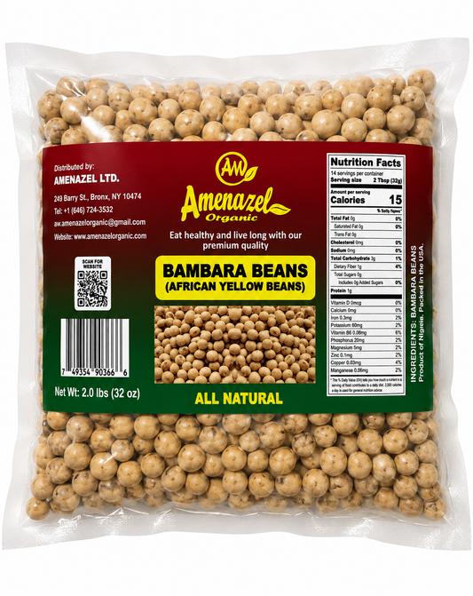 Bambara (African Yellow) Beans — 2 lb