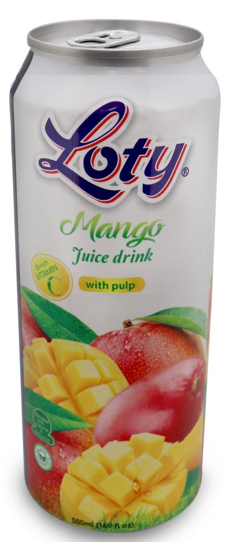 Loty Fruit Juice Drink with or without Pulp — 490 ml