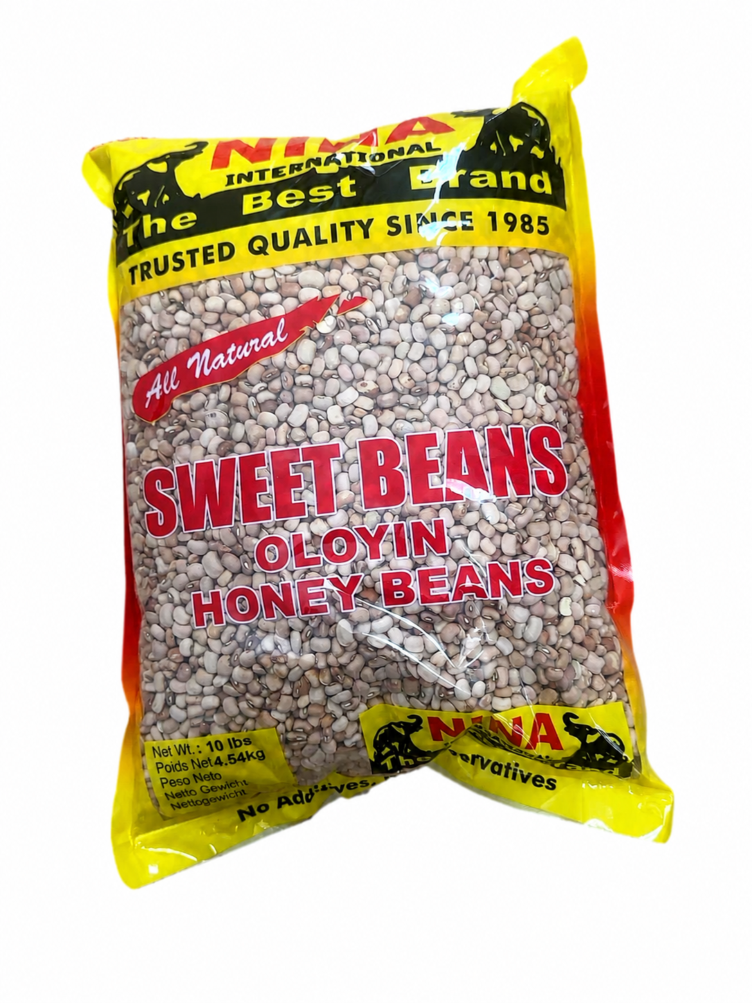 Nina Sweet Brown Beans (Oloyin Honey Beans) — 10 lb