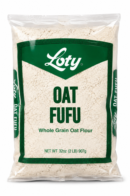 Loty Oat Fufu (Whole Grain Oat) Flour — 4 lb