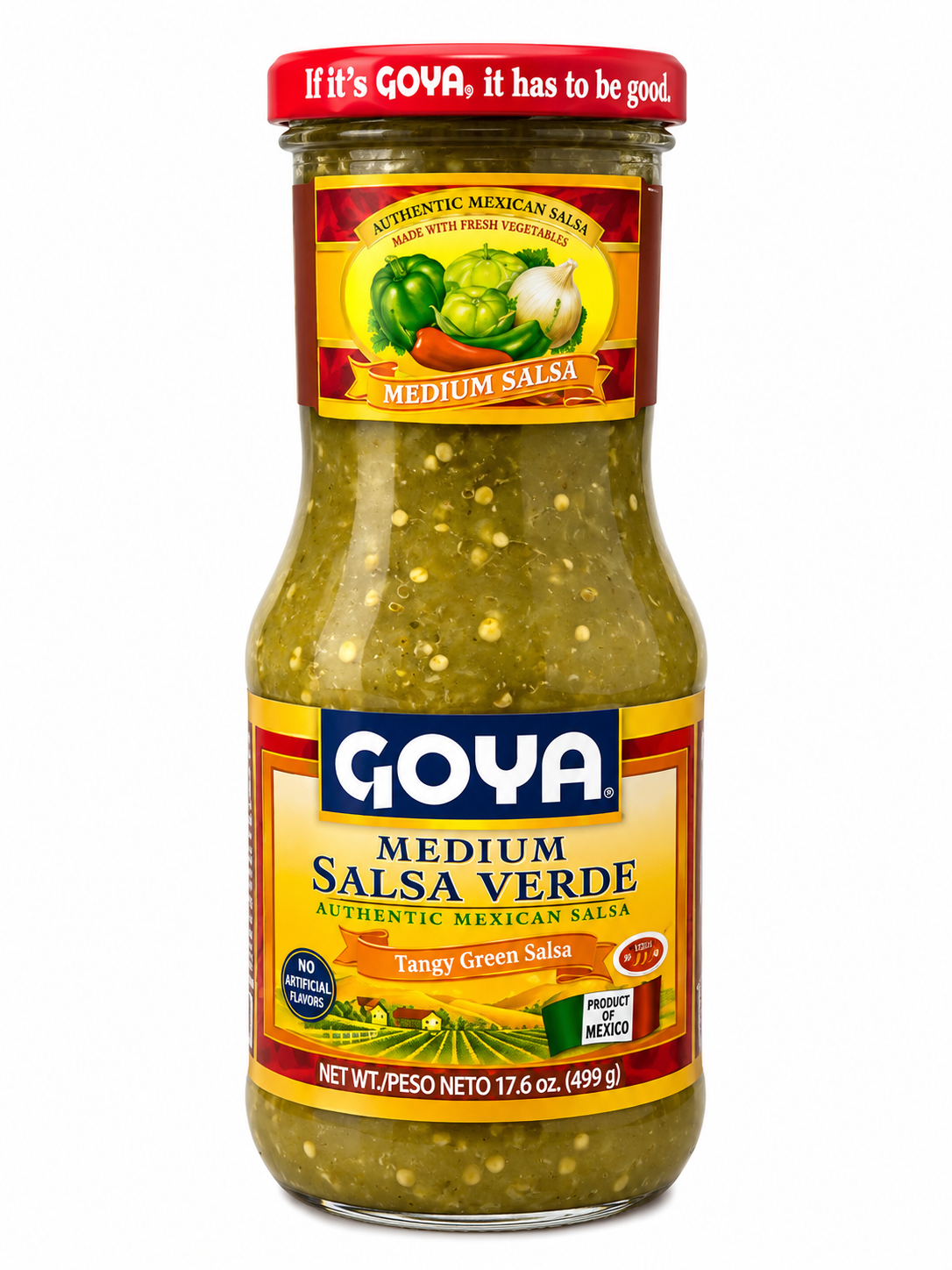 Goya Medium Salsa Verde — 499g