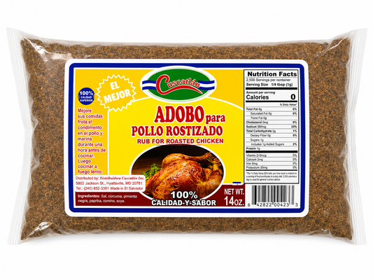 Cuscatlan Adobo Para Pollo Rostizado (Roasted Chicken Rub) — 14 oz