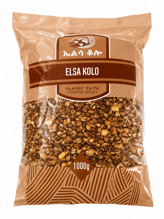 Elsa Kolo (Roasted Ethiopian Barley Snack) — 1kg