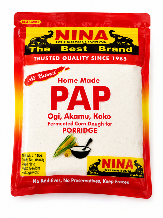 Nina Home Made PAP (Fermented Corn Dough) — 1 lb