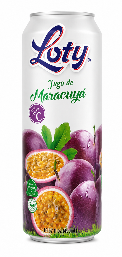 Loty Fruit Juice Drink with or without Pulp — 490 ml