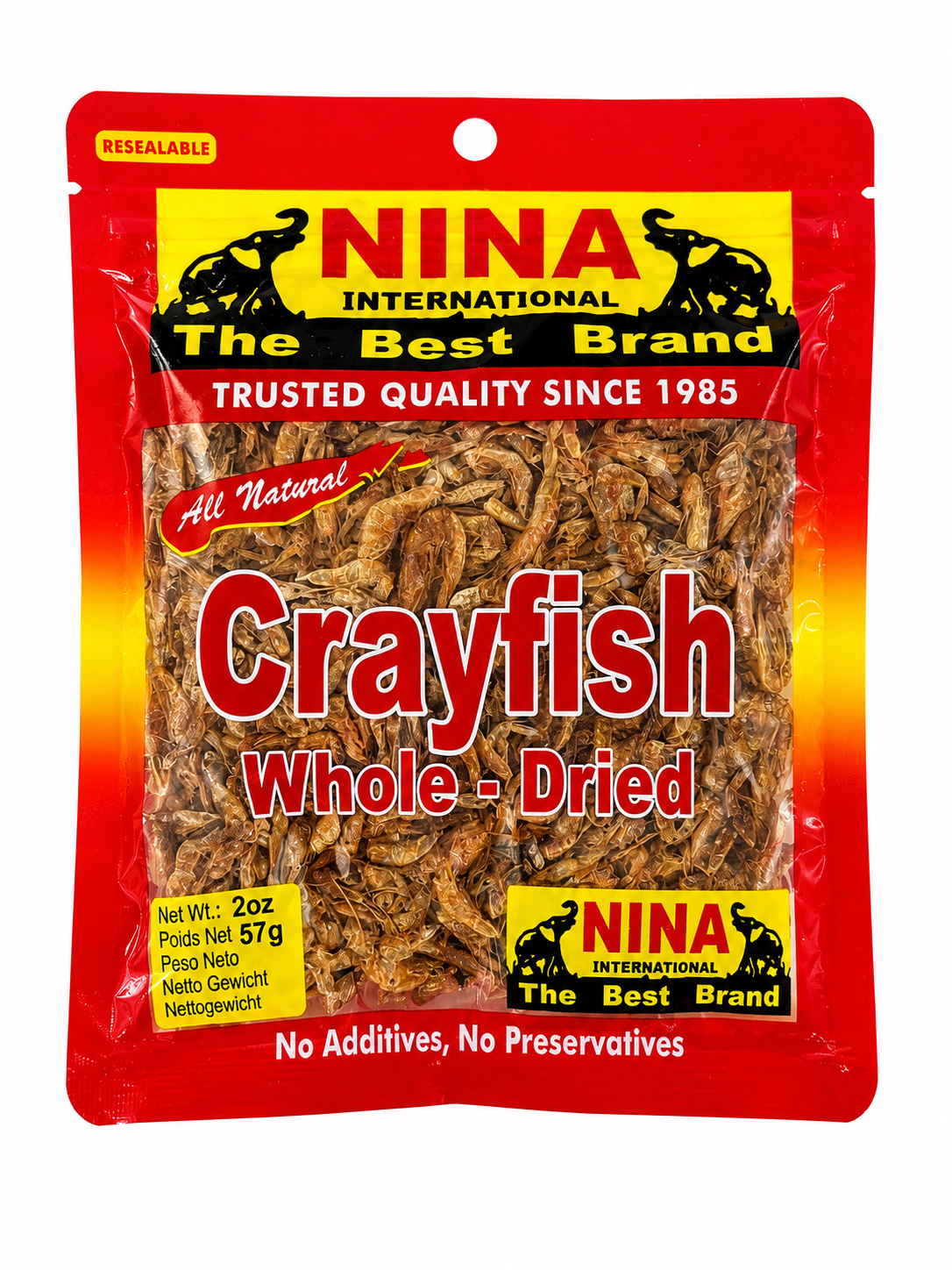 Nina Crayfish Whole Dried — 57g