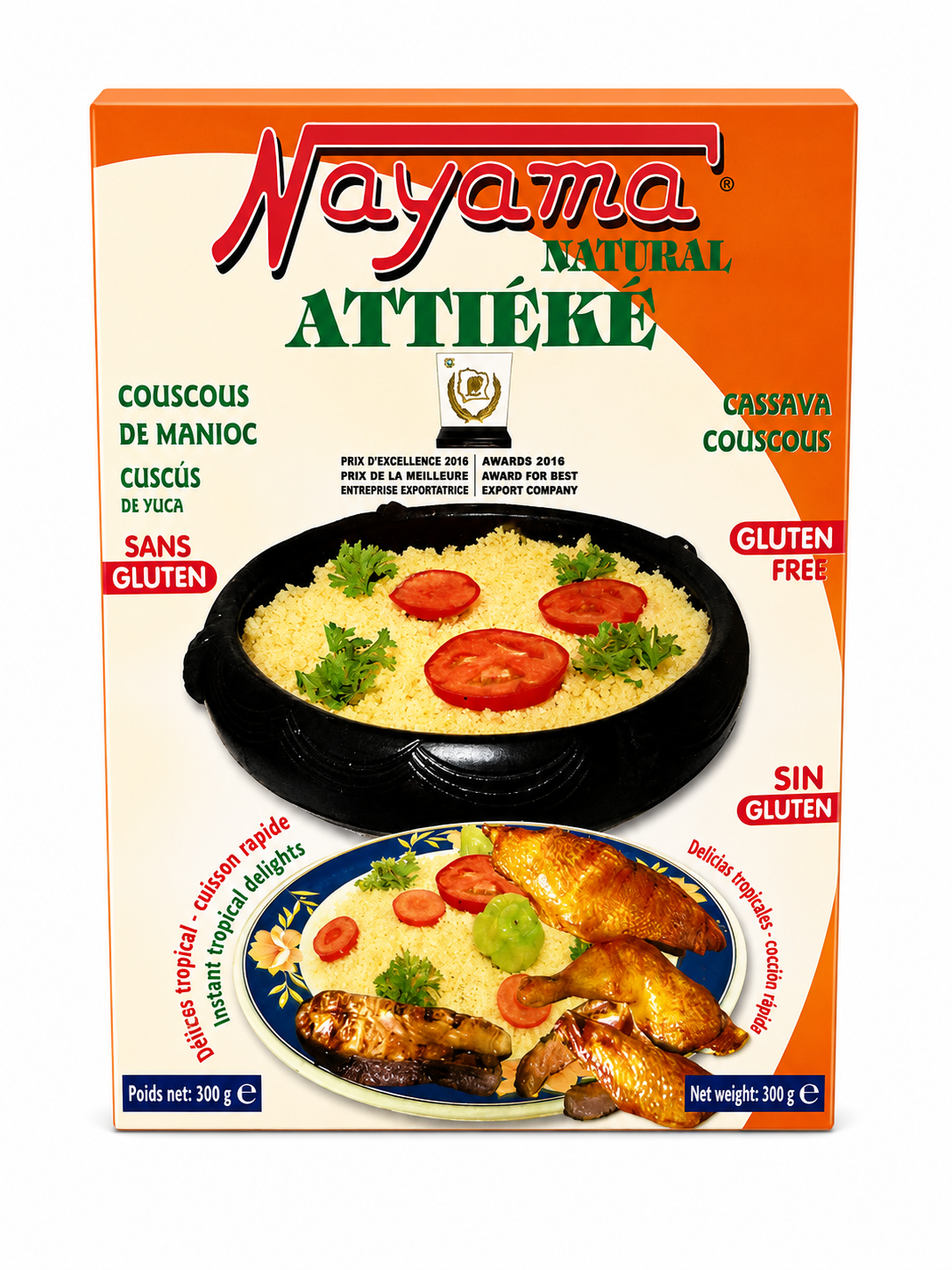 Attiéké (Natural Cassava Couscous)