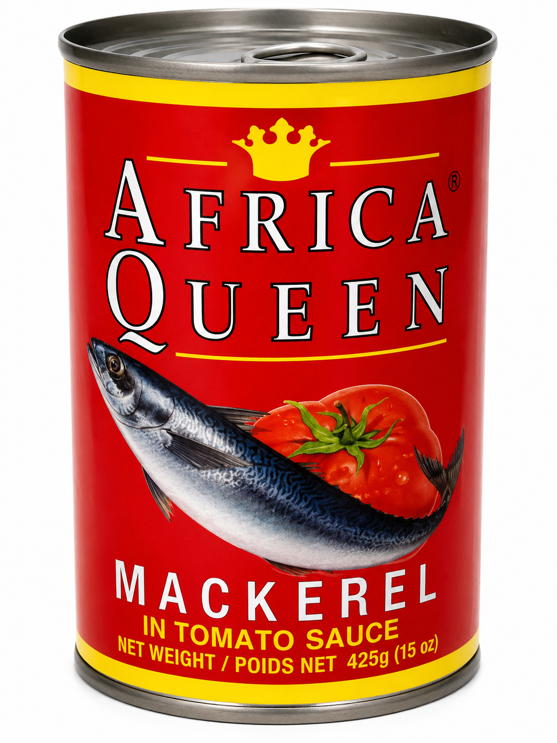 African Queen Mackerel in Tomato Sauce — 425g