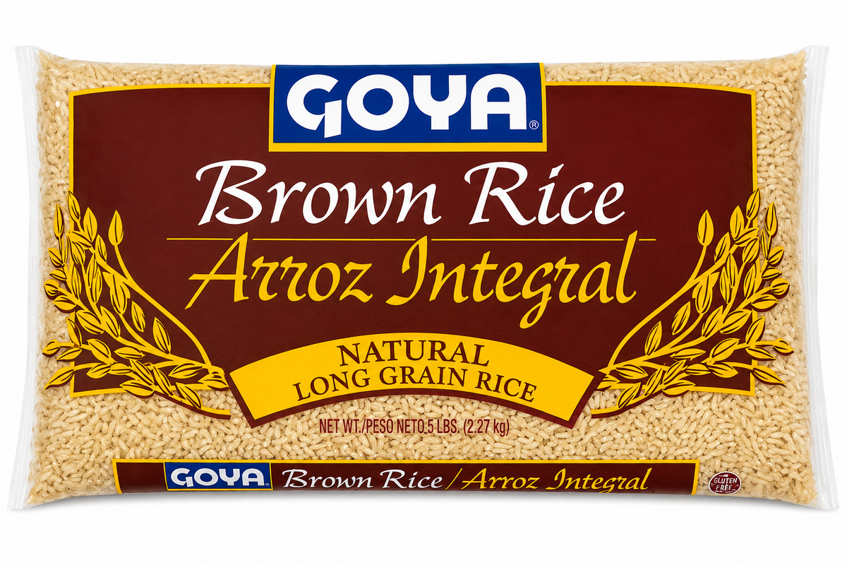 Goya Long Grain Brown Rice — 5 lb