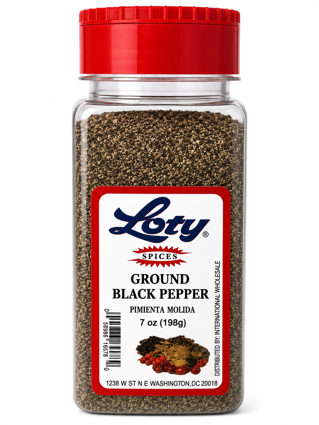 Loty Ground Black Pepper — 198g