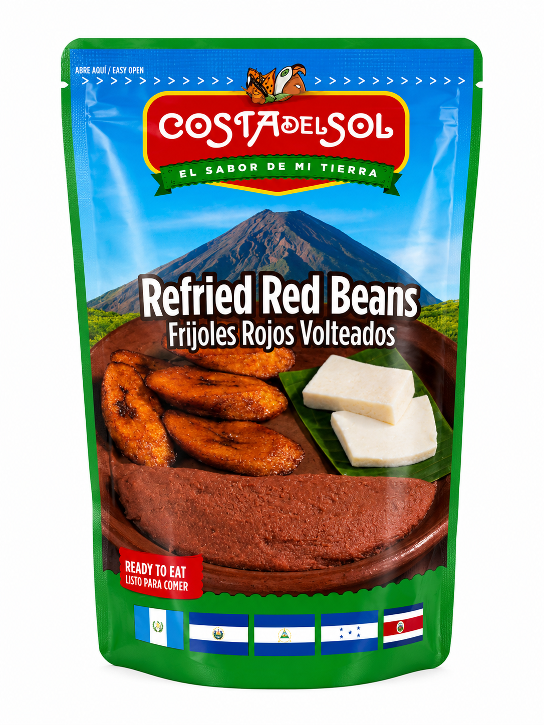 Costa del Sol Frijoles Rojos Volteados — 400g