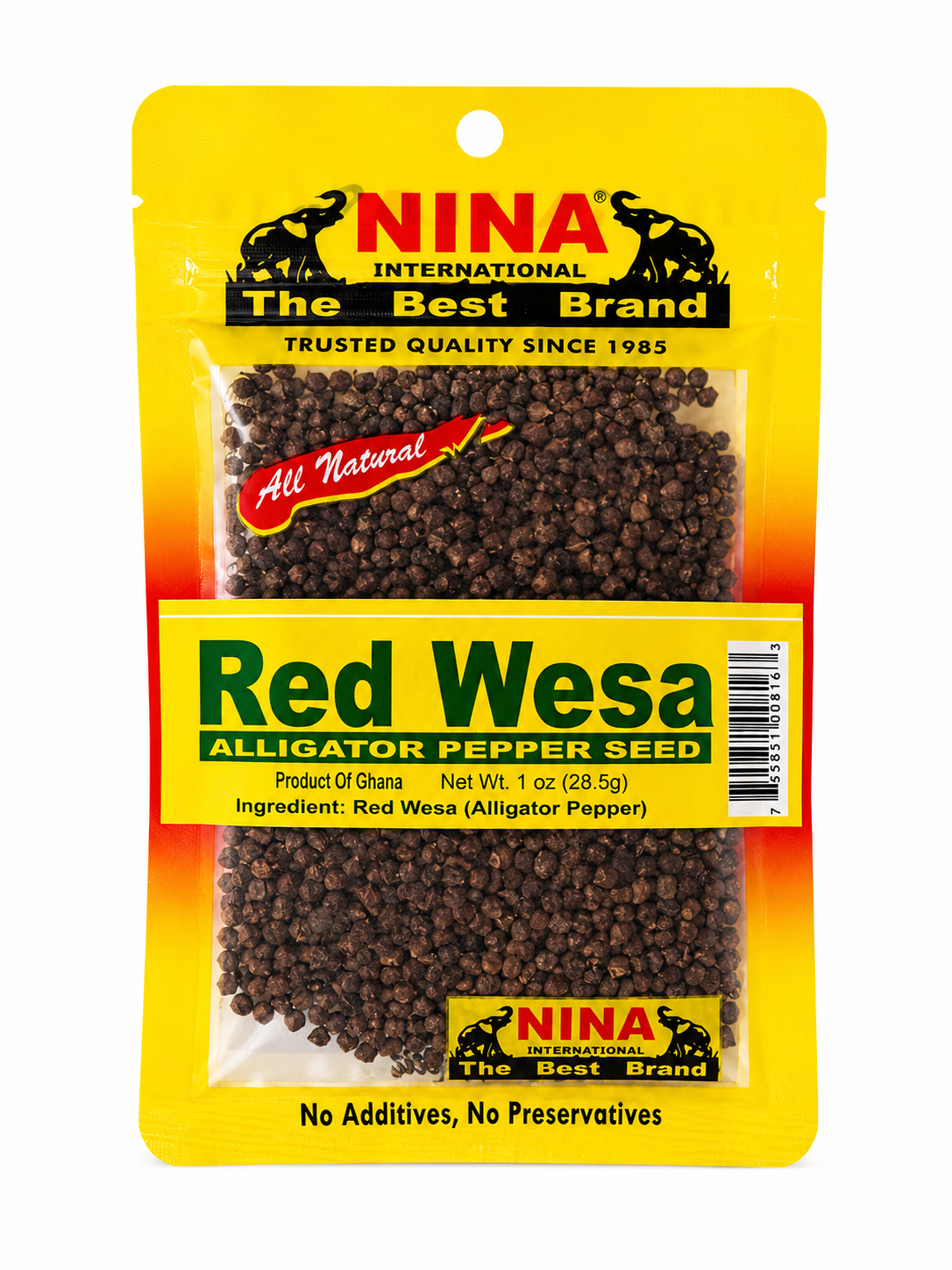 Nina Red Wesa (Alligator Pepper Seed) — 1 oz