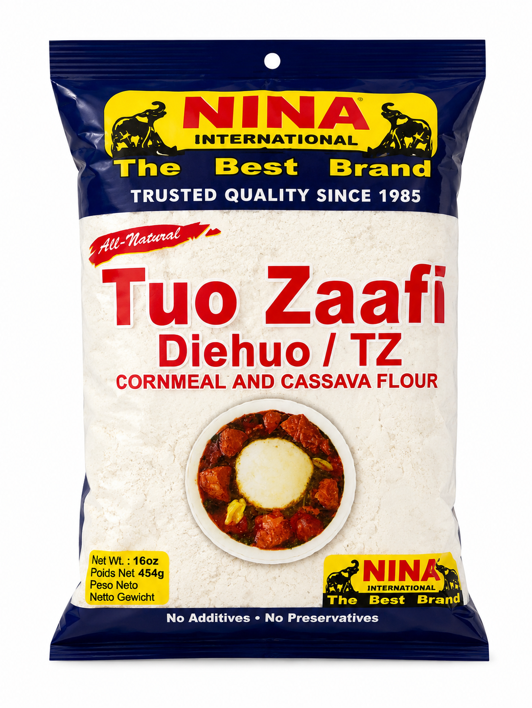 Nina Tuo Zaafi (Cornmeal & Cassava Flour) — 454g