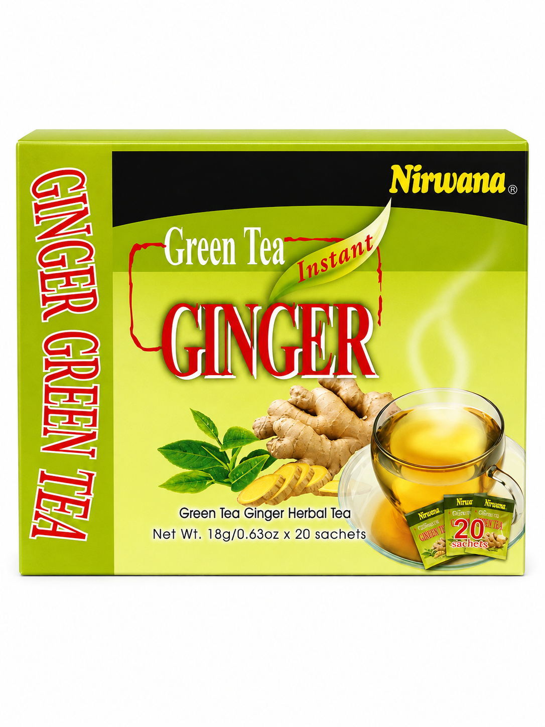 Nirwana Green Tea Ginger — 18g