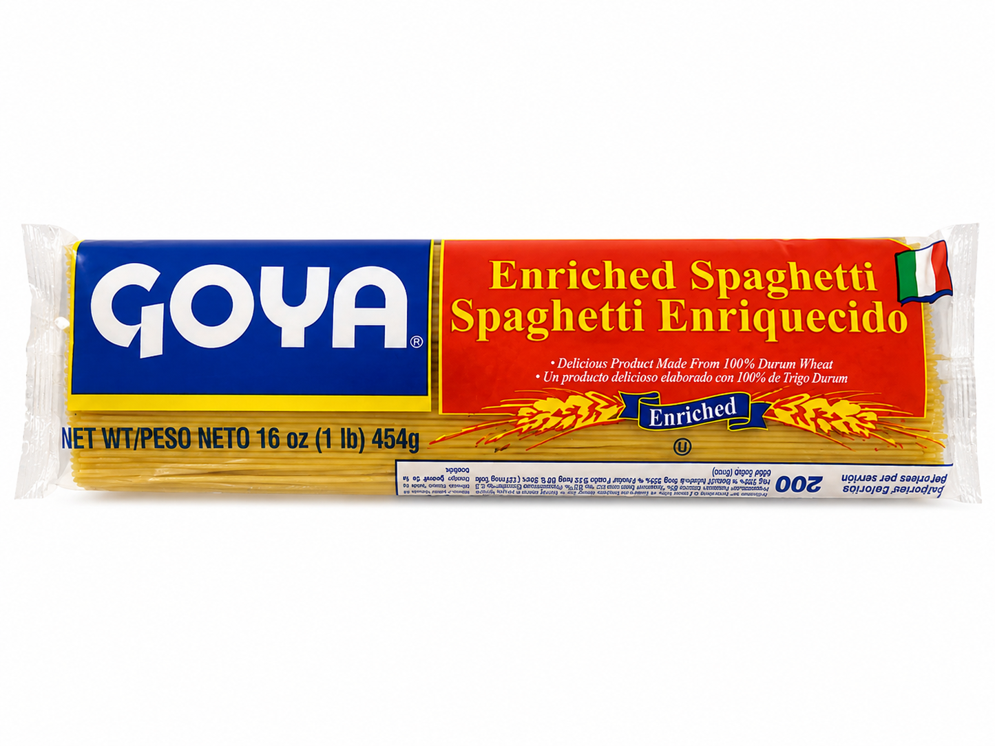 Goya Enriched Spaghetti — 454g