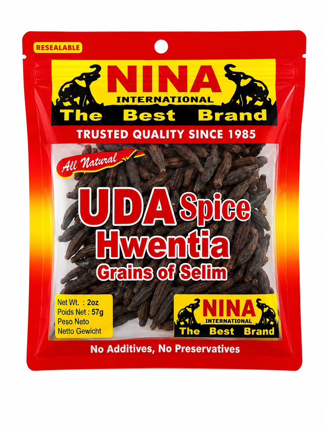 Nina UDA Spice Hwentia (Grains of Selim) — 57g