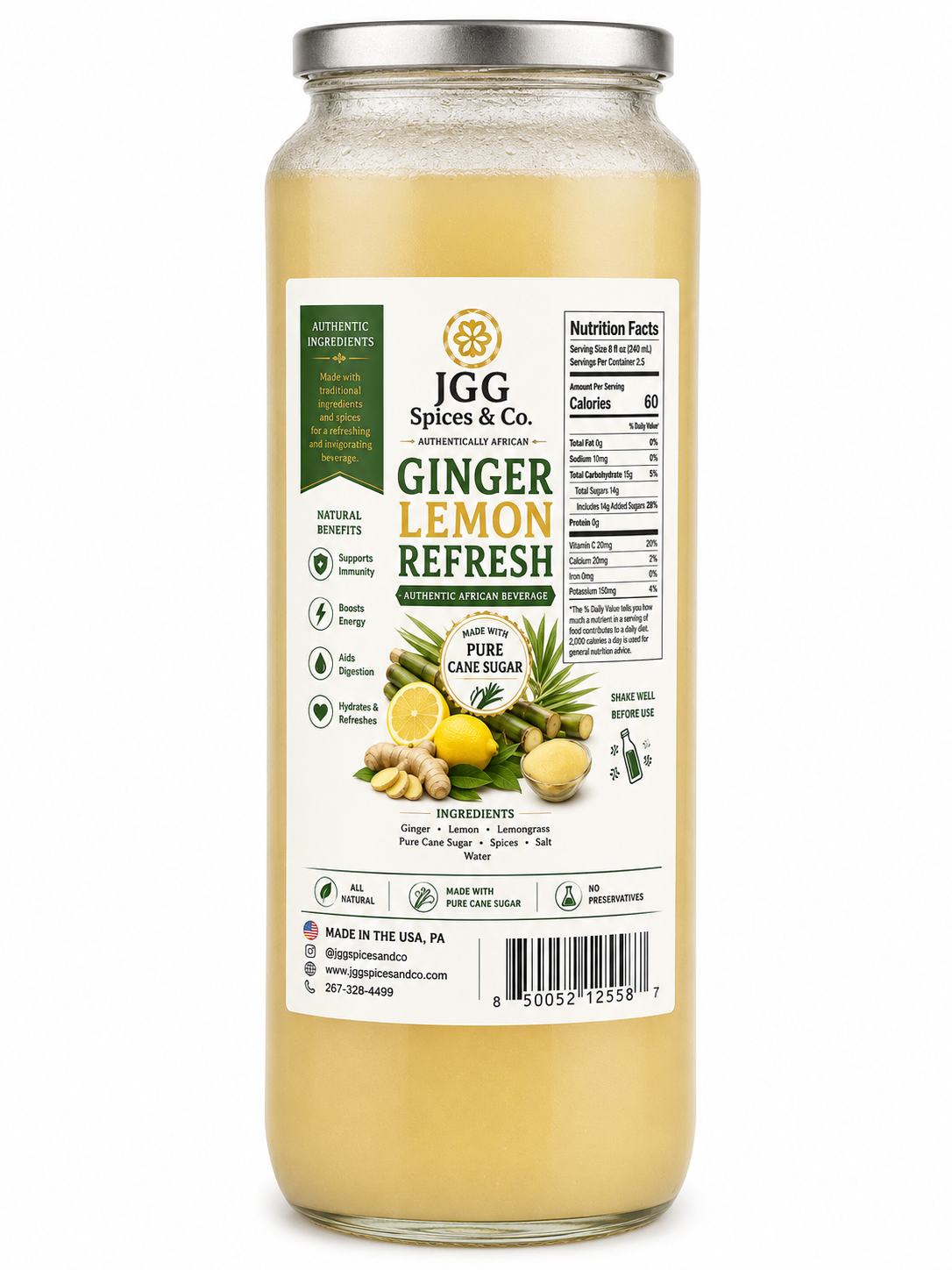JGG Ginger Lemon Drink