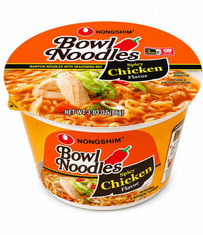 Nongshim Bowl Noddles Beef — 86g
