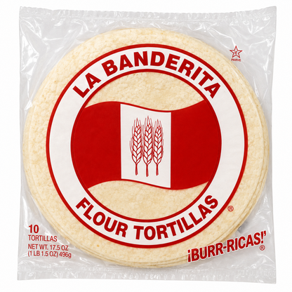 La Banderita Flour Tortillas (Mini Tacos 80) — 2 lb