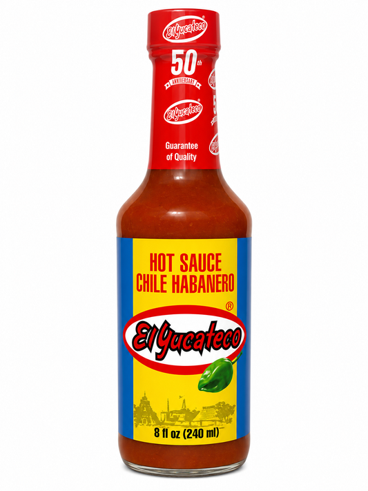 El Yucateco Salsa Roja (Red Habanero Hot Sauce) — 8 oz