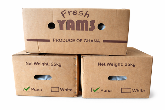 Fresh Puna (Pona) Yams